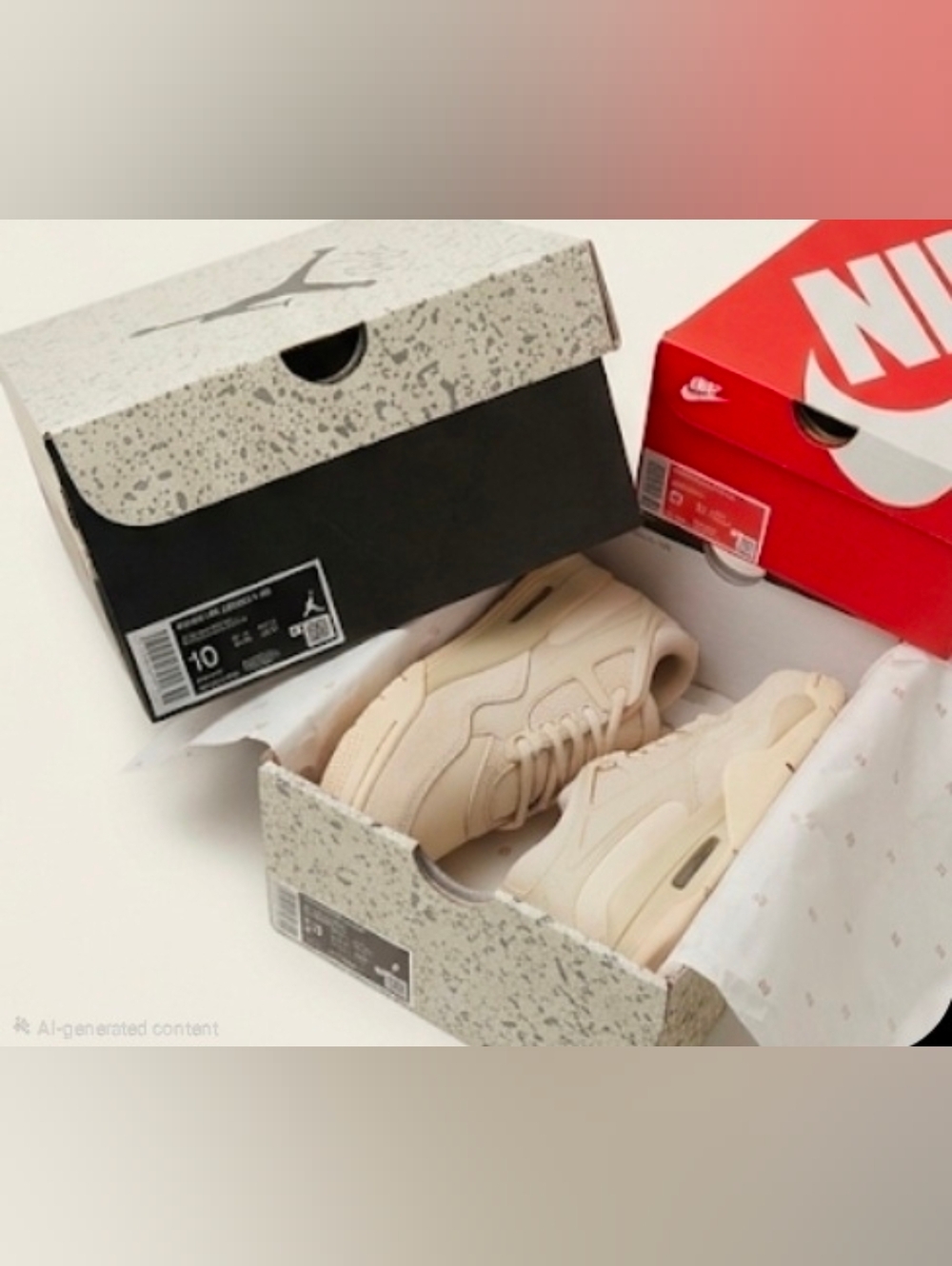 ✨️NIB Jordan 4 RM Legend Light Brown & Sail Sz 10W/8.5M